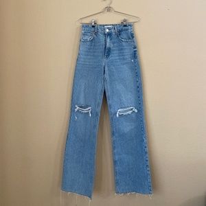 Zara, wide leg jeans